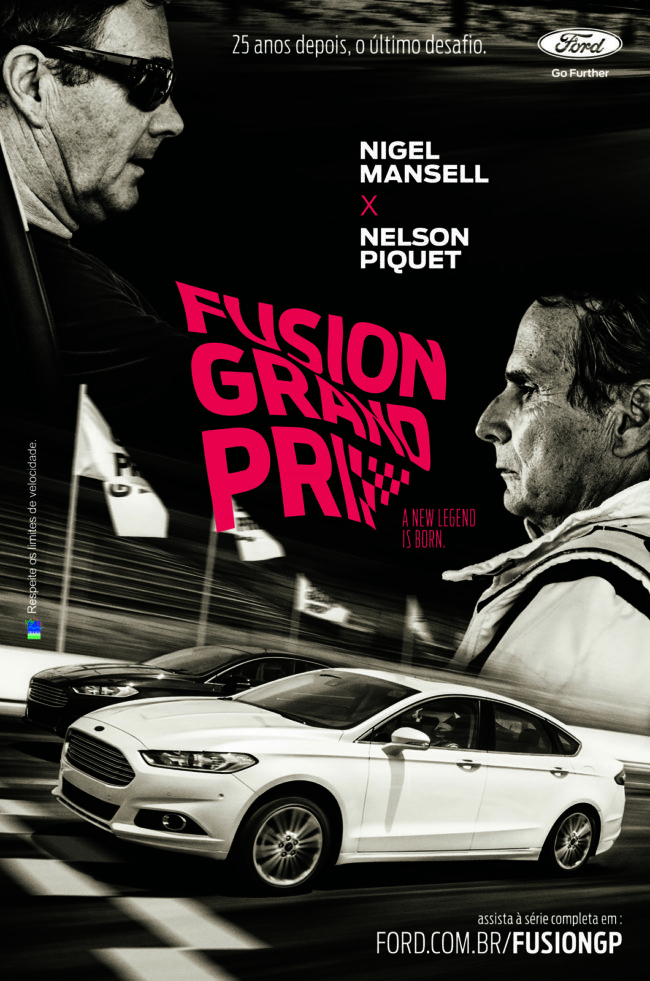 Still + Making of Ford Fusion Grand Prix - Nigel Mansell & Nelson Piquet